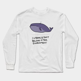 Grumpy Whale Long Sleeve T-Shirt